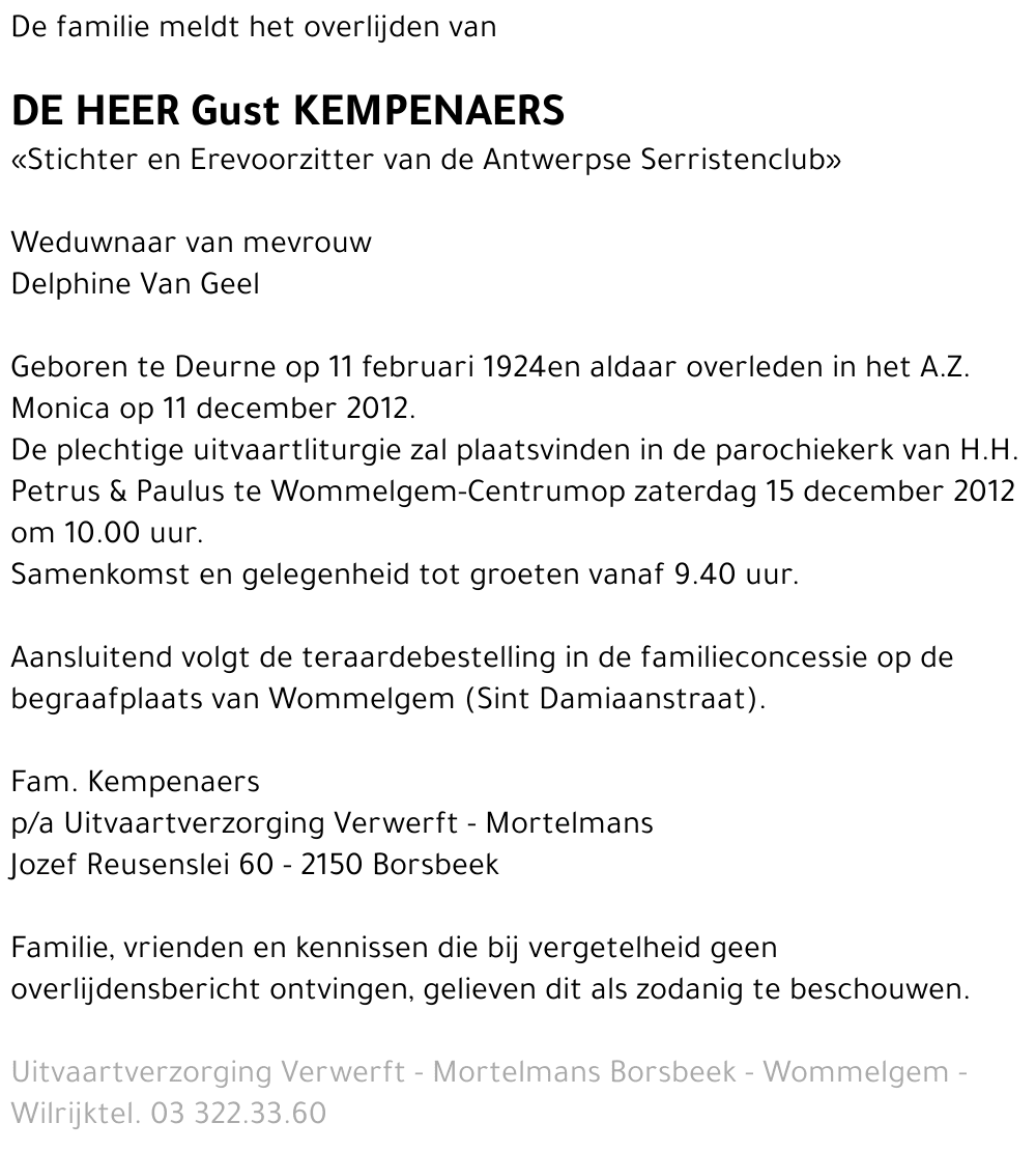 Gust Kempenaers