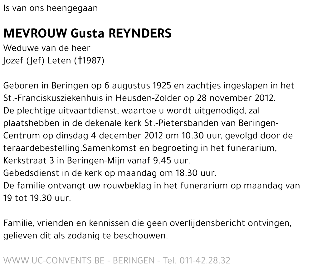 Gusta Reynders