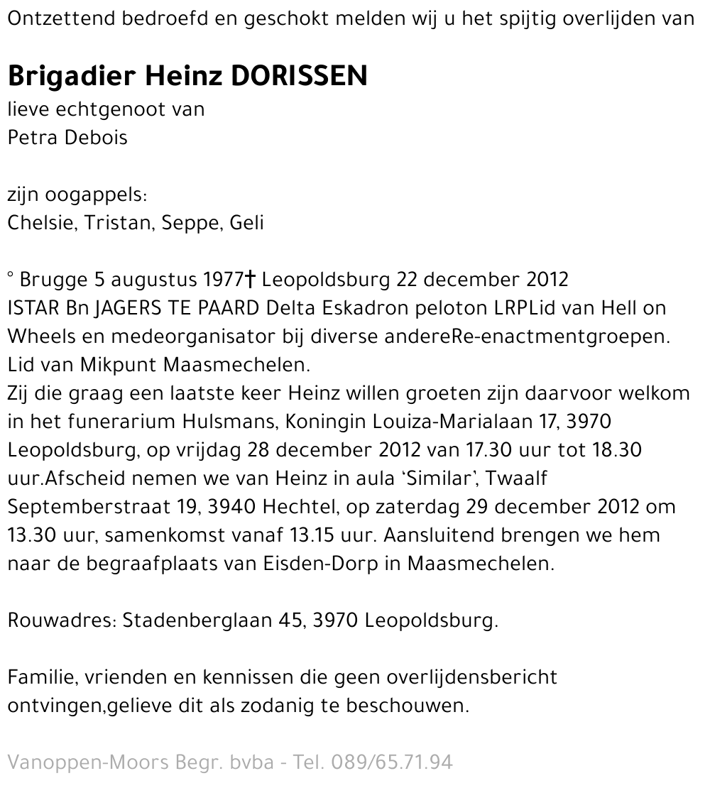 Heinz Dorissen