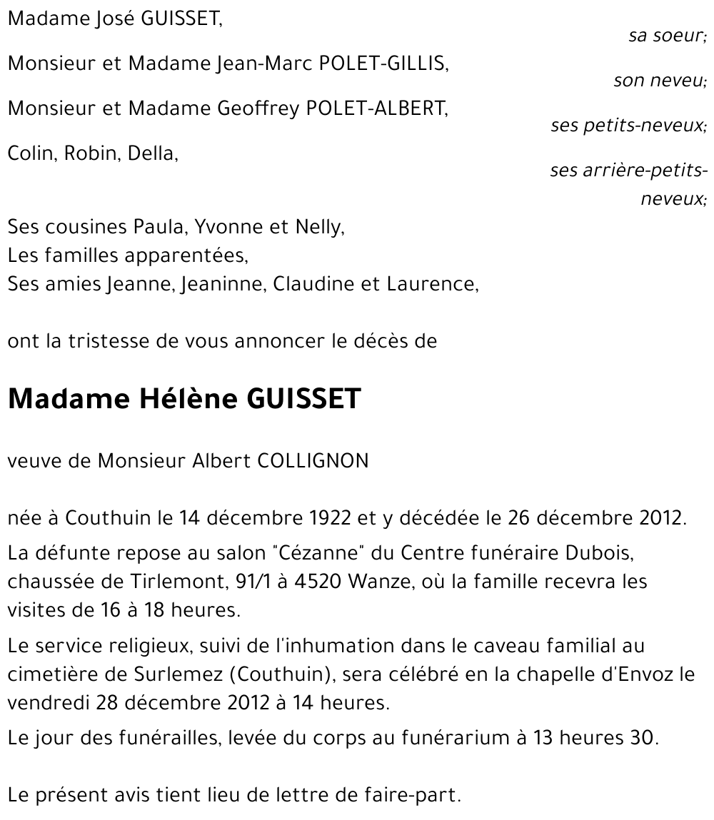 Hélène GUISSET
