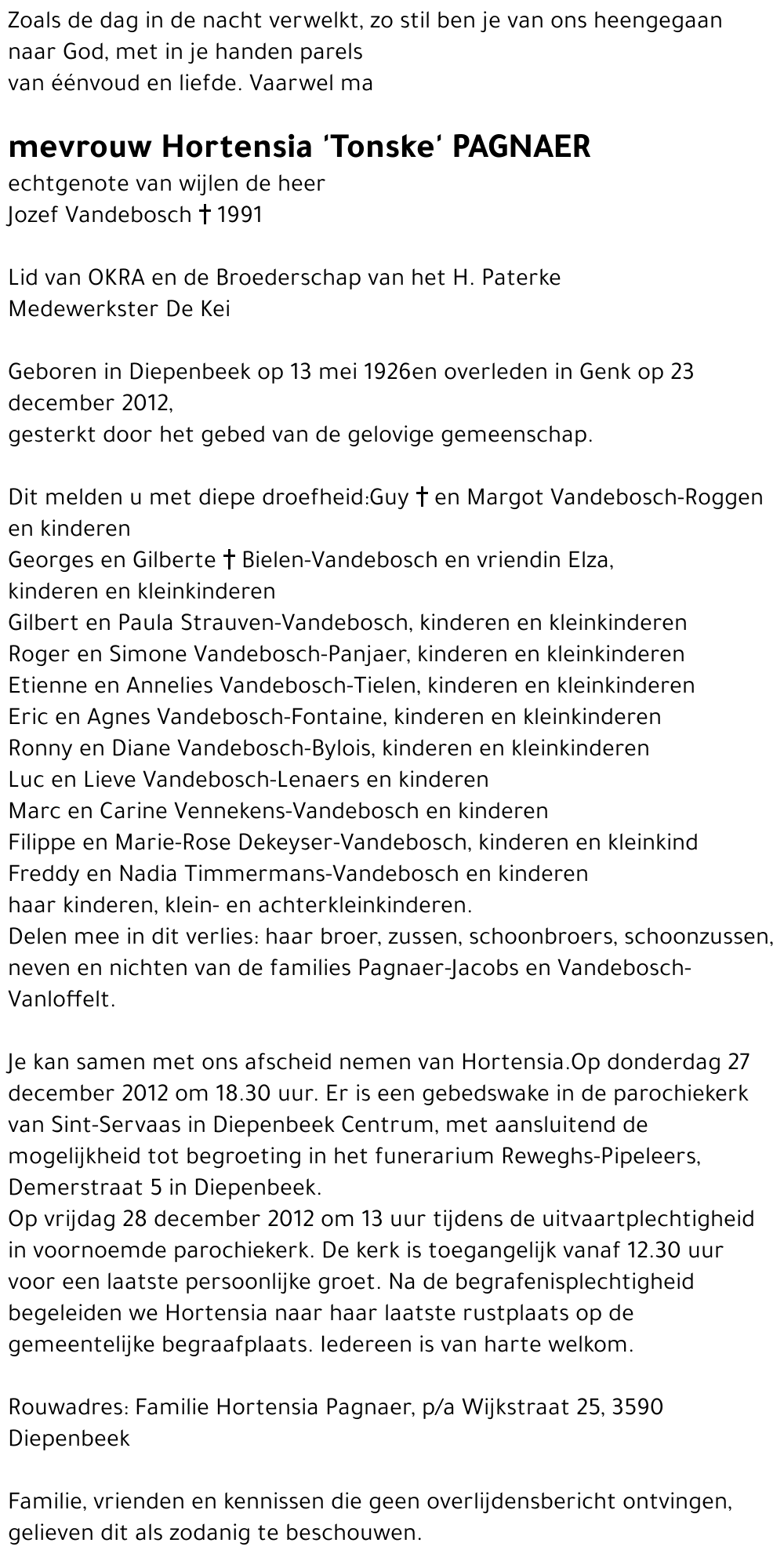 Hortensia 'Tonske' Pagnaer