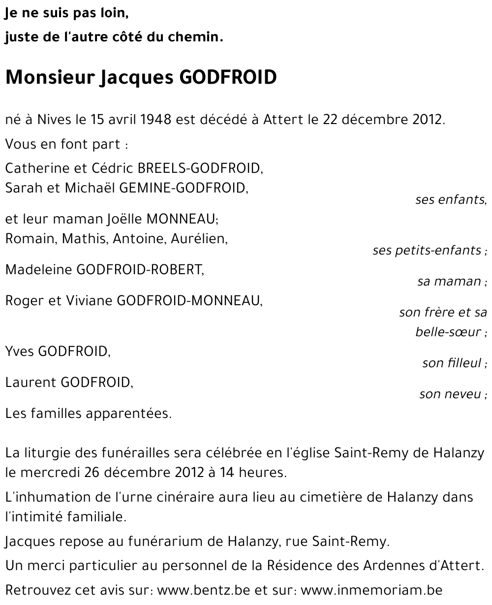 Jacques godfroid