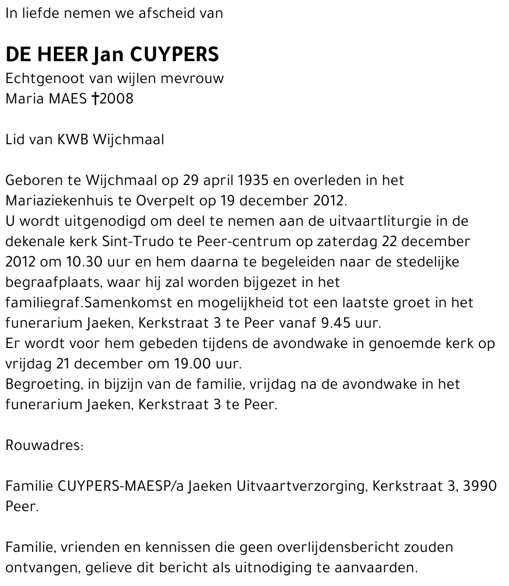 Jan Cuypers