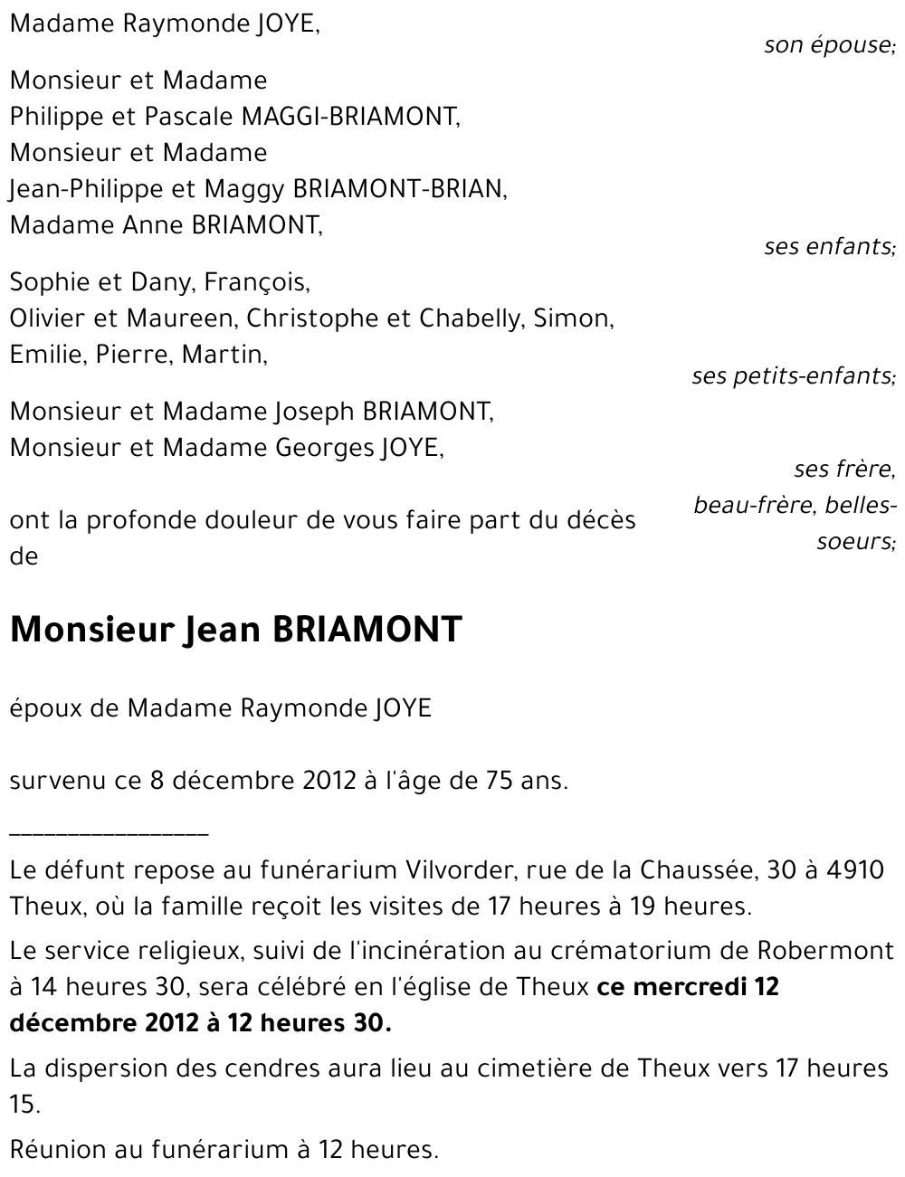 Jean BRIAMONT