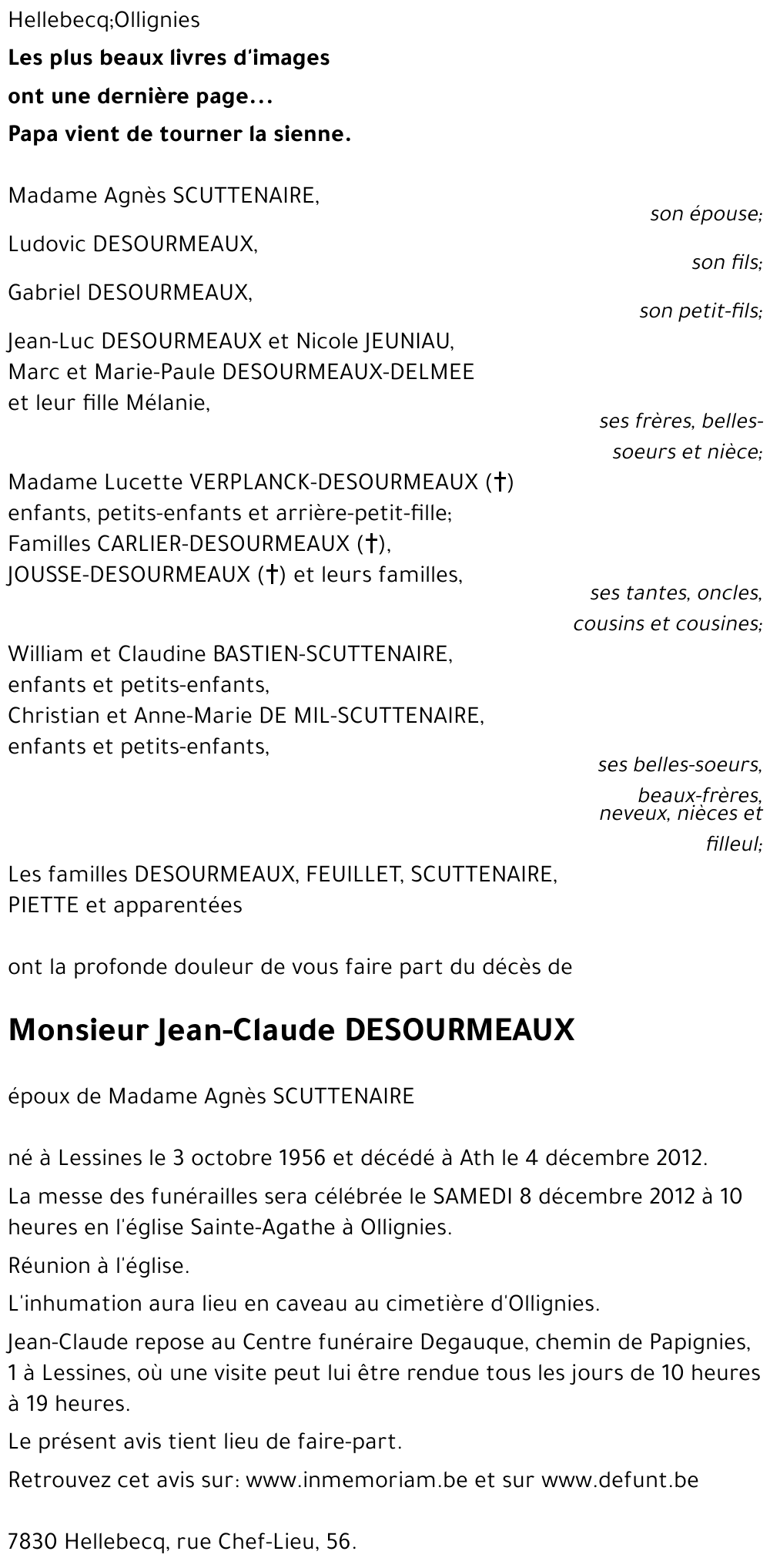 Jean-Claude DESOURMEAUX