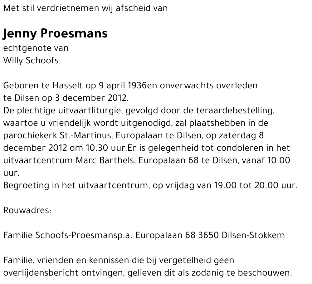 Jenny Proesmans