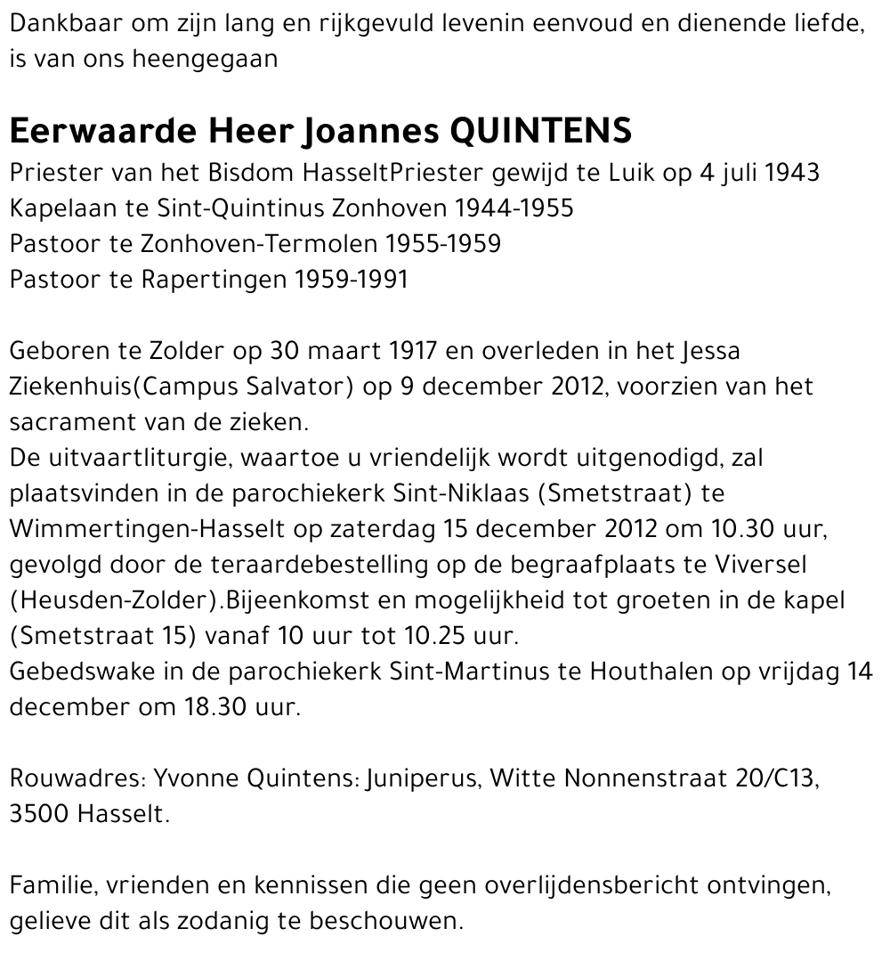 Joannes Quintens