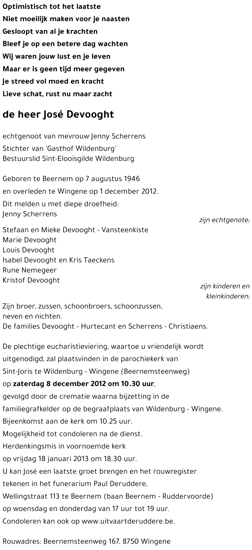 José Devooght