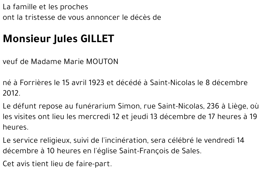 Jules Gillet