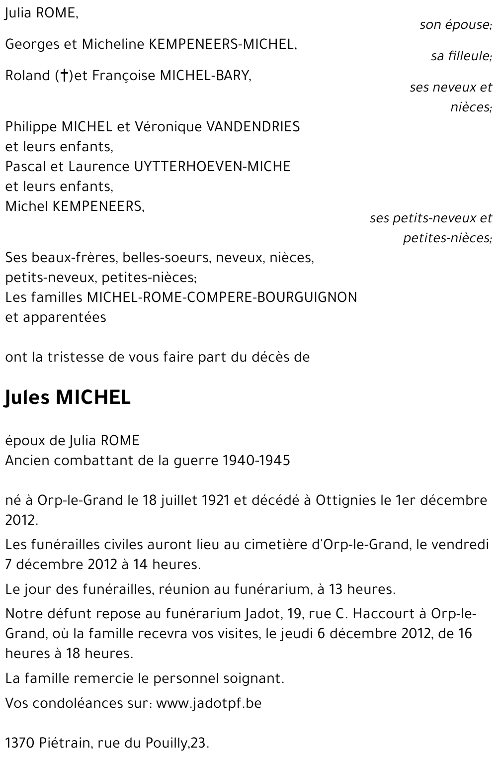 Jules MICHEL