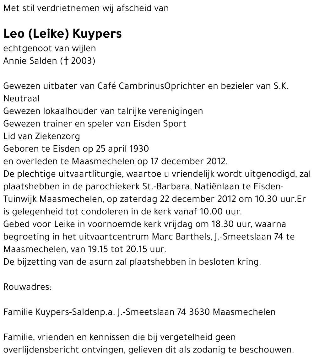 Leo Kuypers