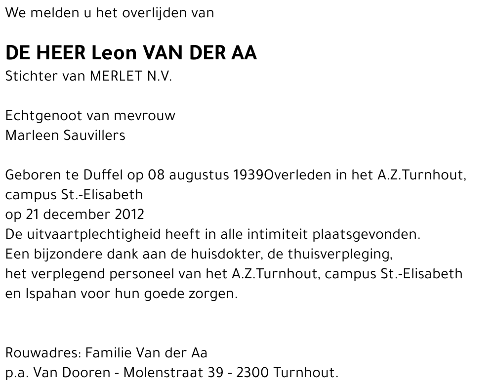 Leon Van der Aa