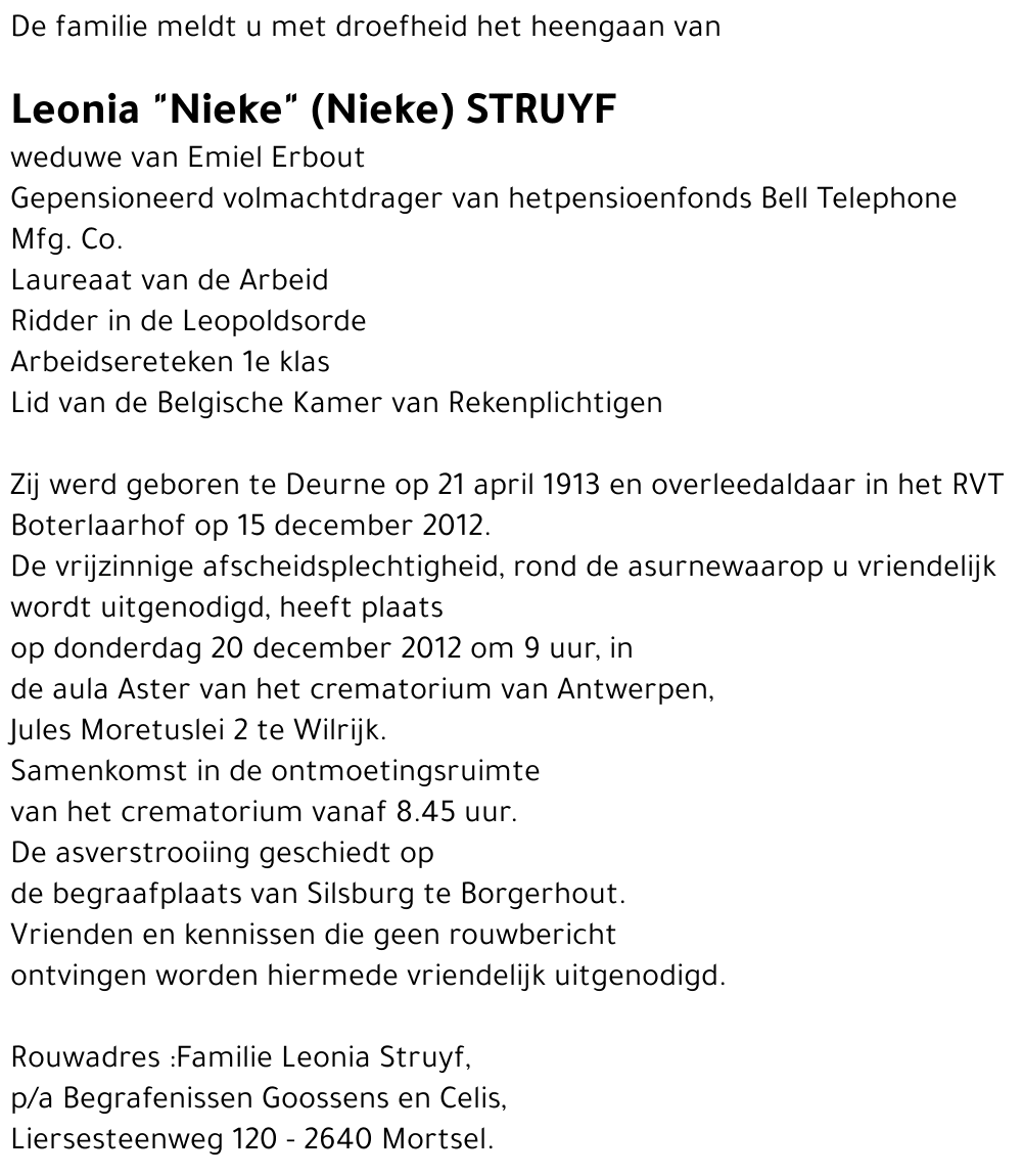 Leonia Struyf