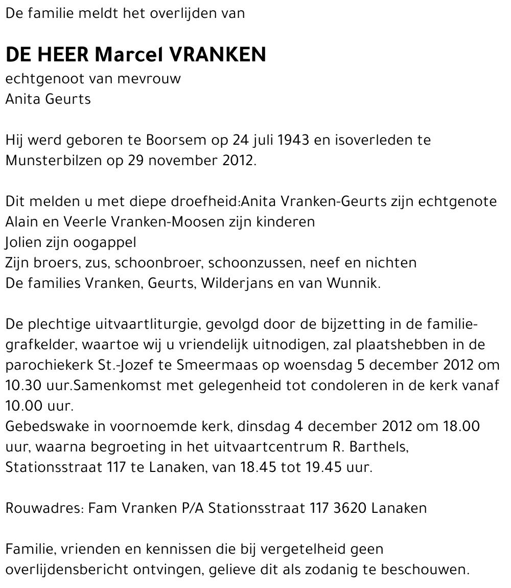 Marcel Vranken