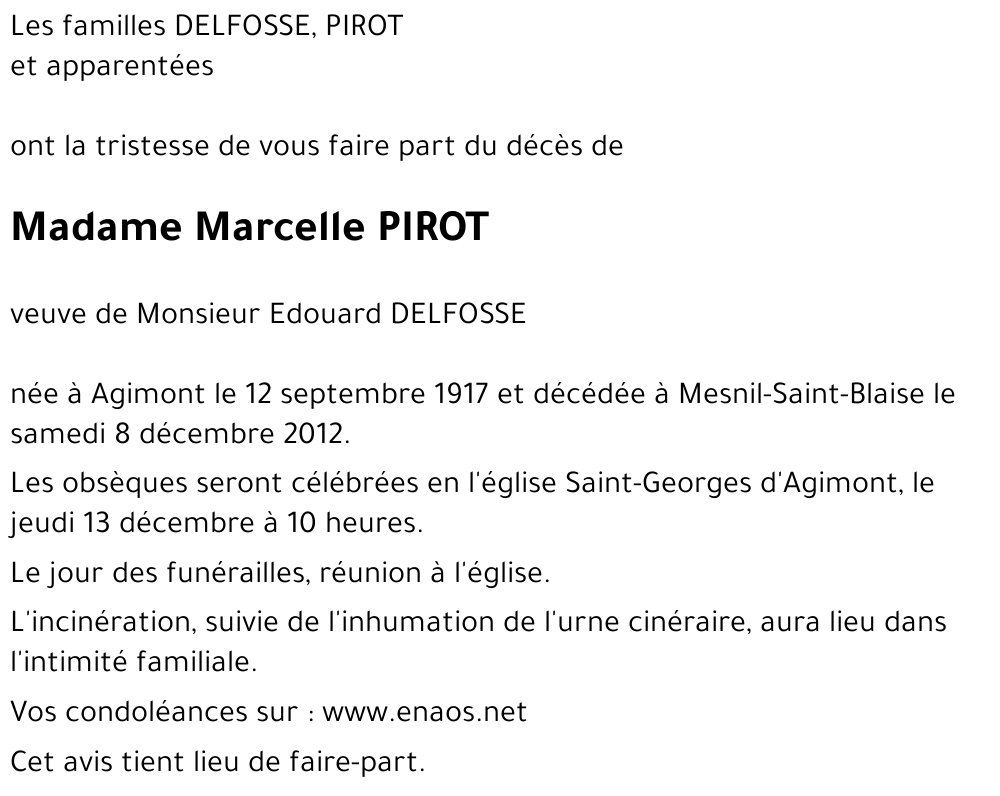 Marcelle PIROT