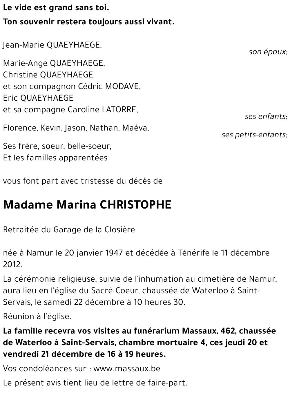 Marina CHRISTOPHE