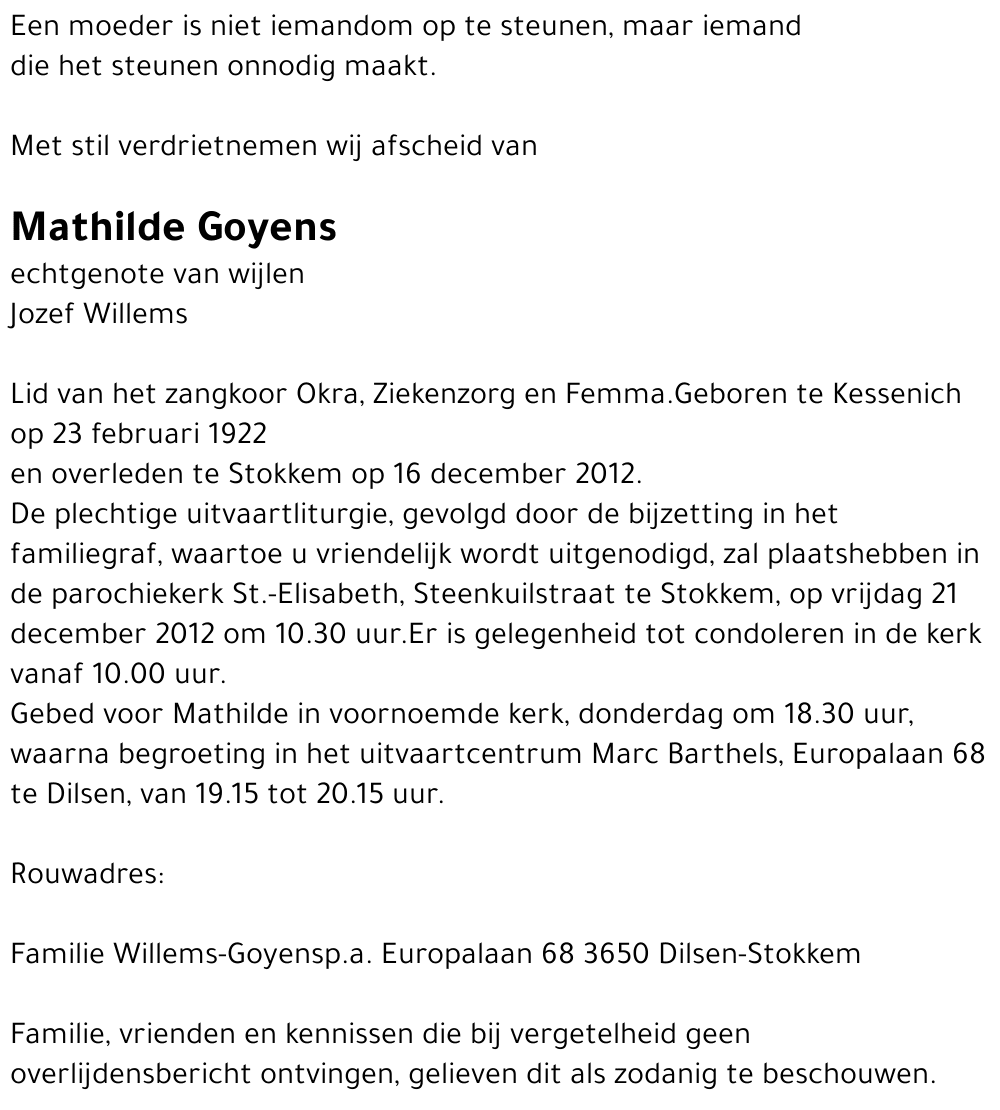 Mathilde Goyens