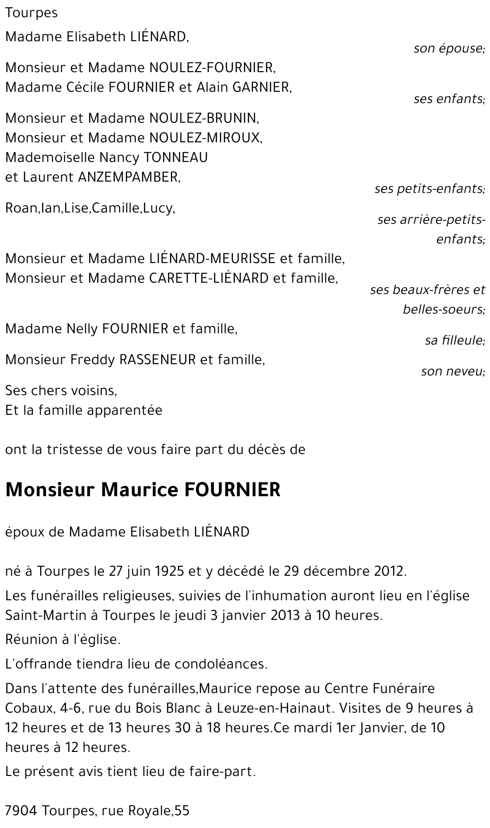 Maurice Fournier