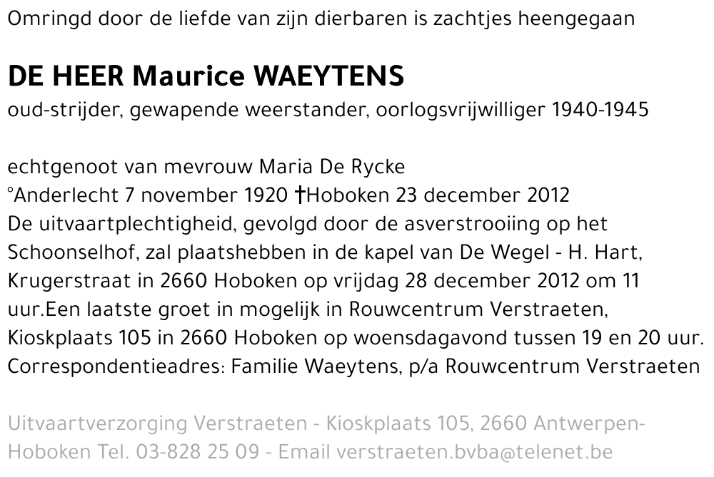 Maurice Waeytens