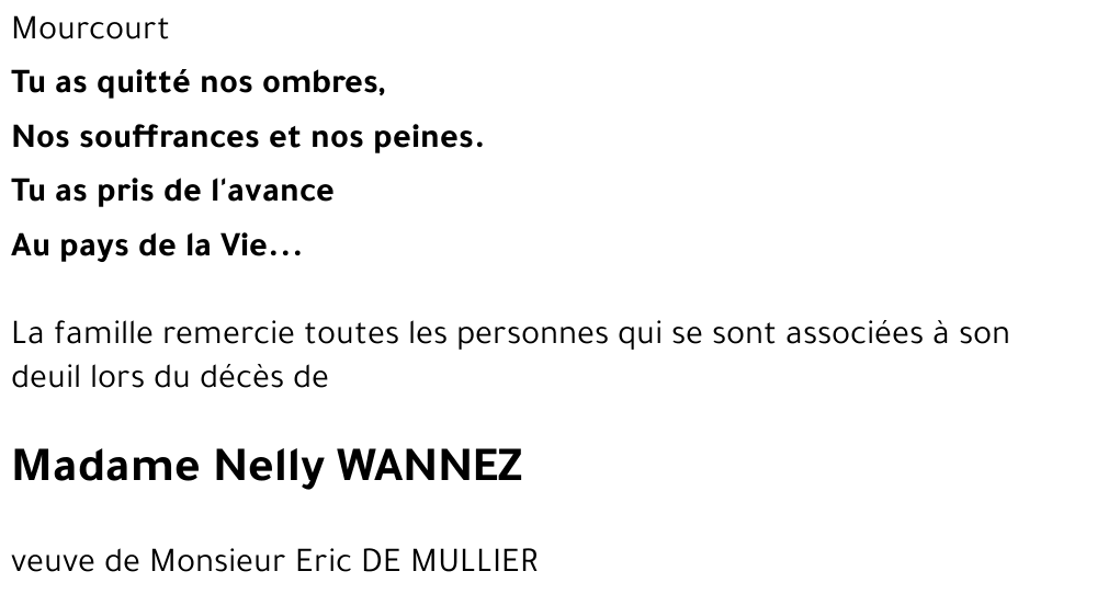 Nelly WANNEZ