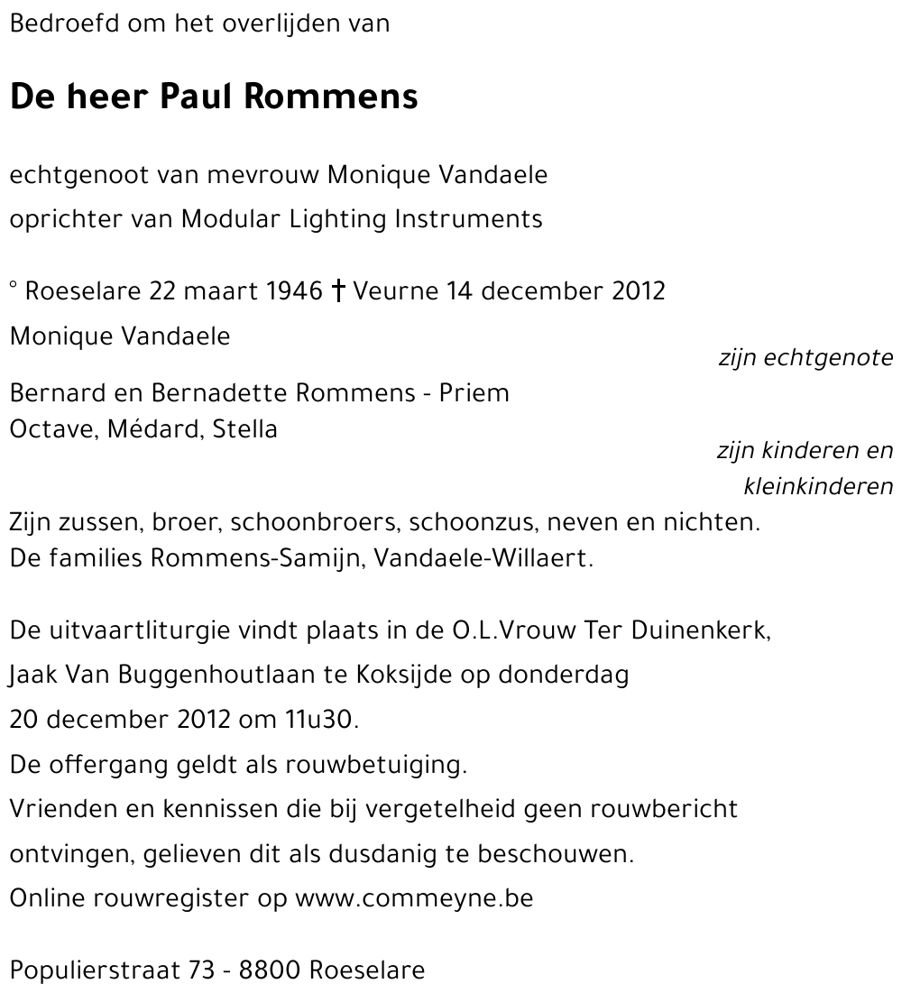 Paul Rommens