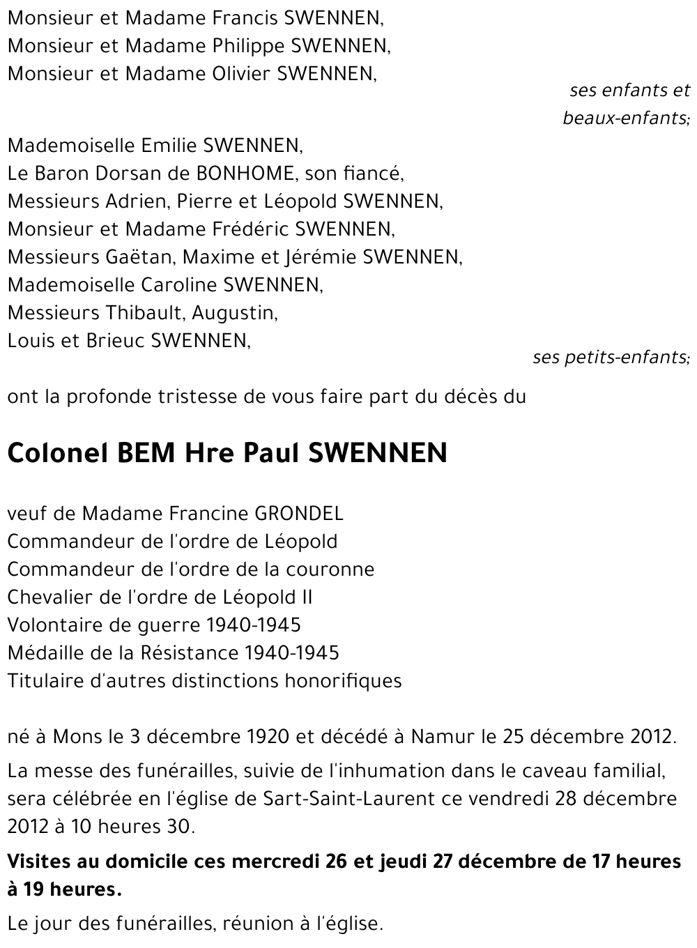 Paul SWENNEN