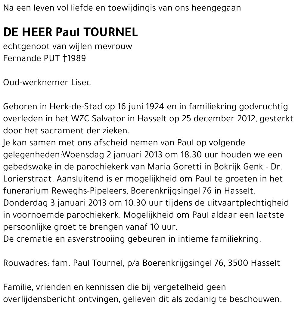 Paul Tournel