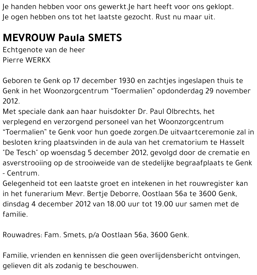 Paula SMETS