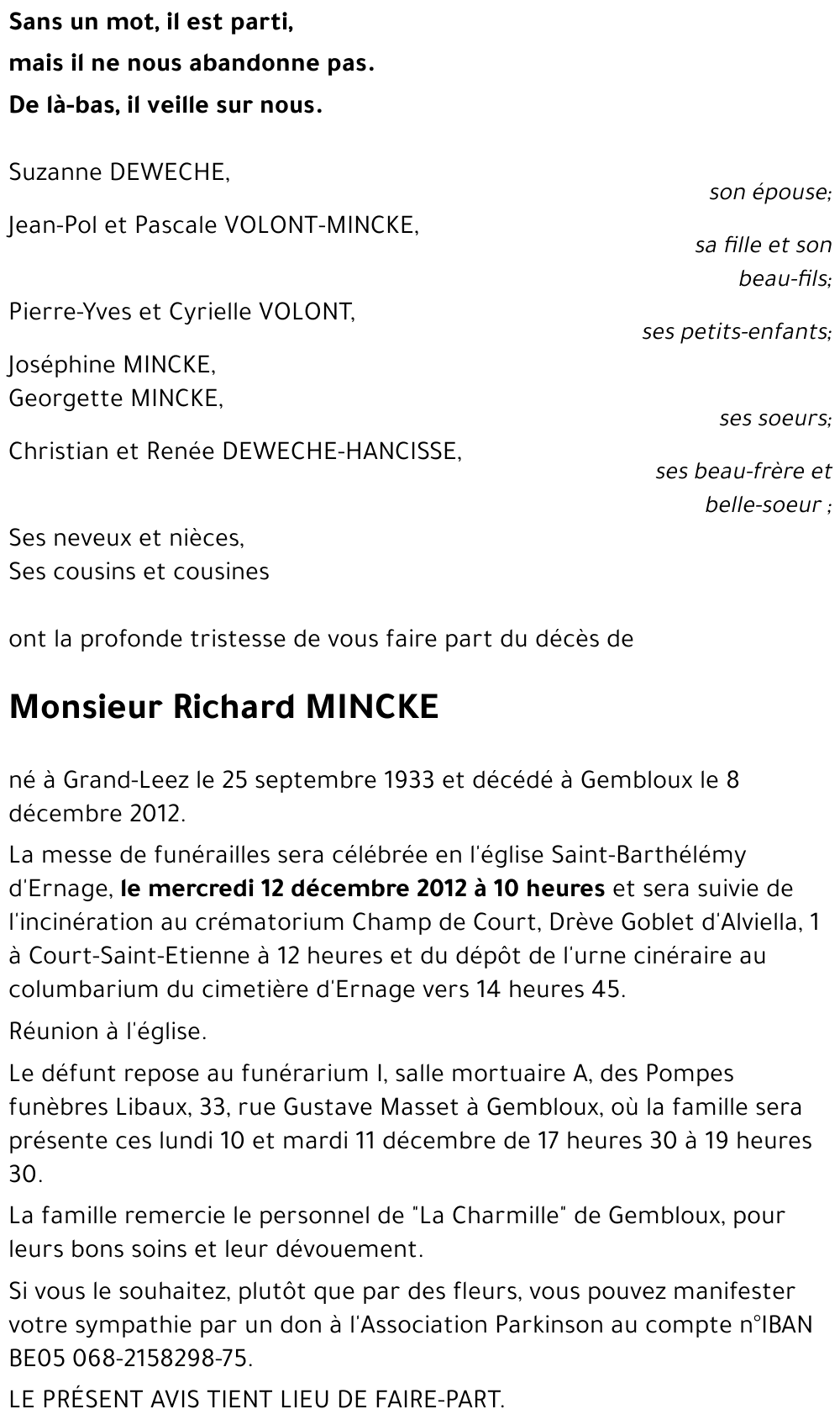 Richard MINCKE