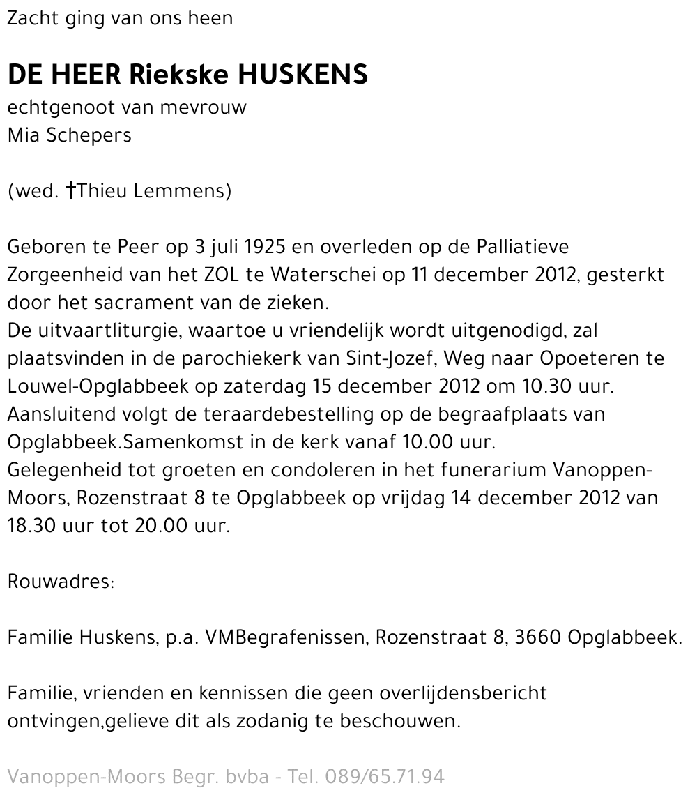 Riekske Huskens
