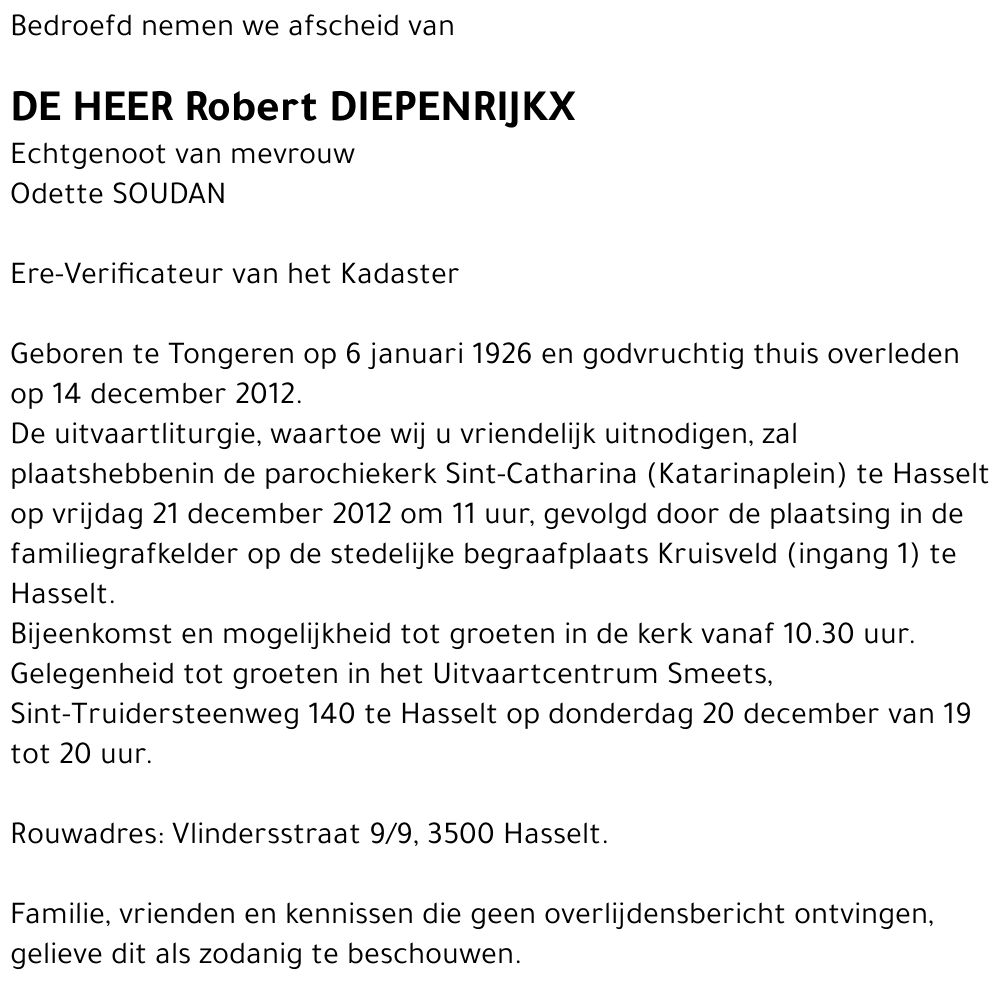 Robert Diepenrijkx