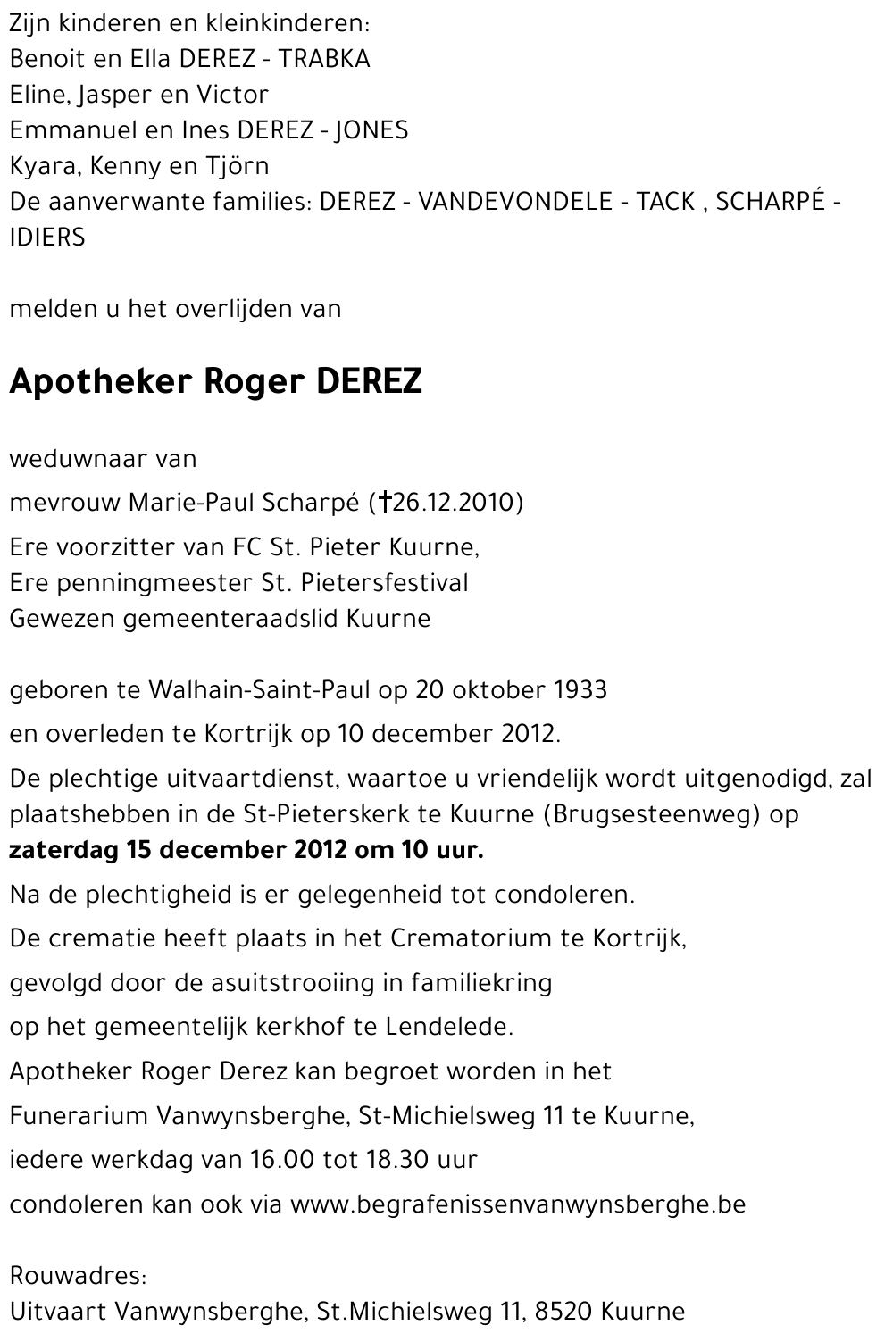 Roger DEREZ