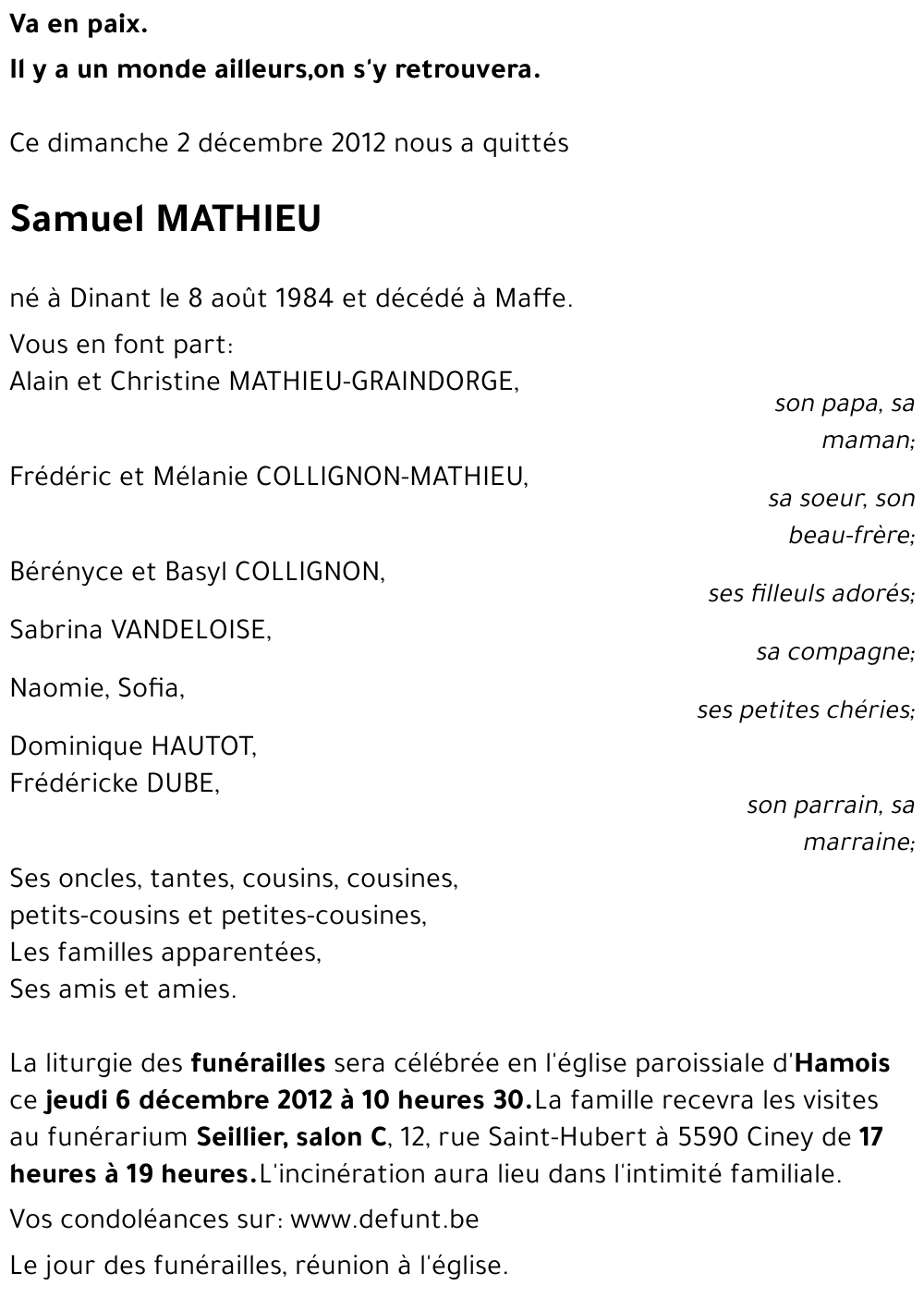 Samuel MATHIEU