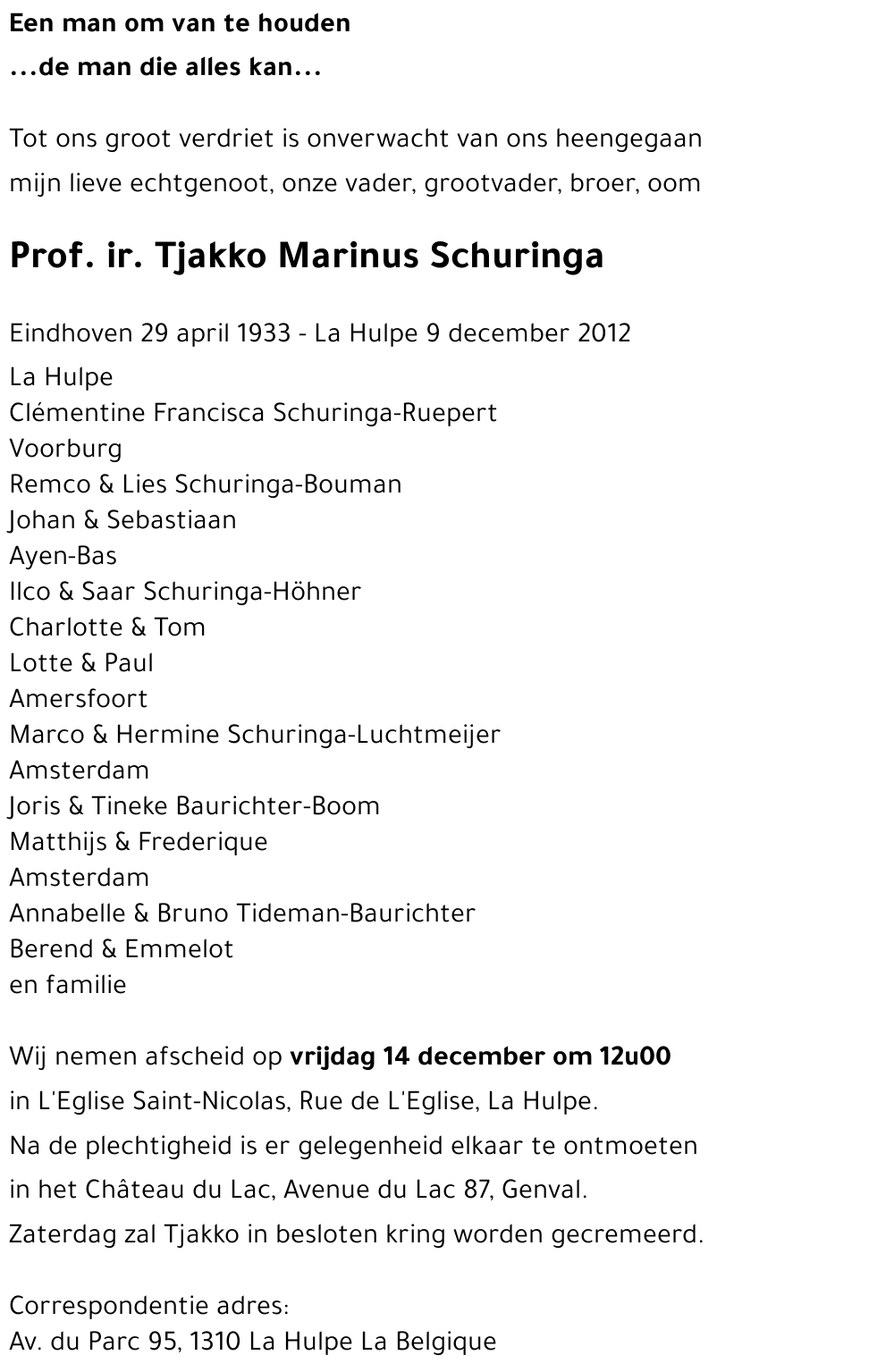 Tjakko Marinus Schuringa