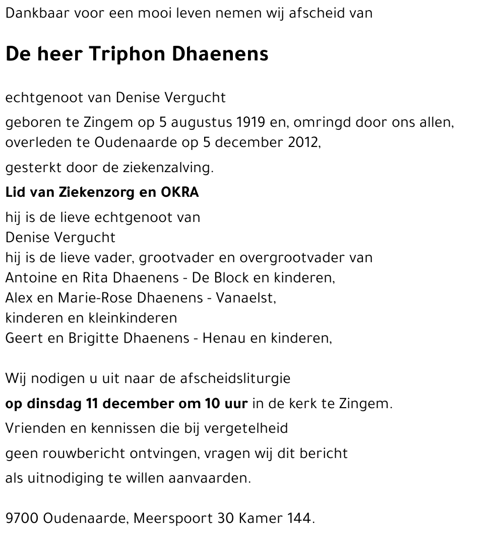 Triphon Dhaenens