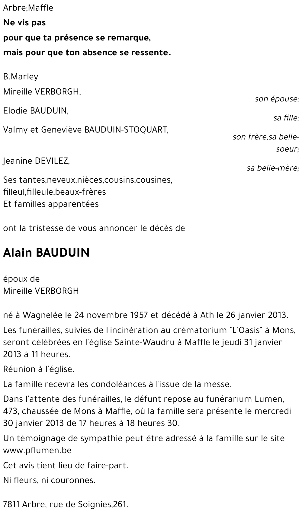 Alain BAUDUIN