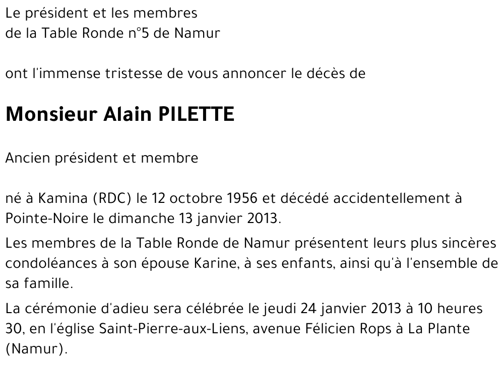 Alain PILETTE