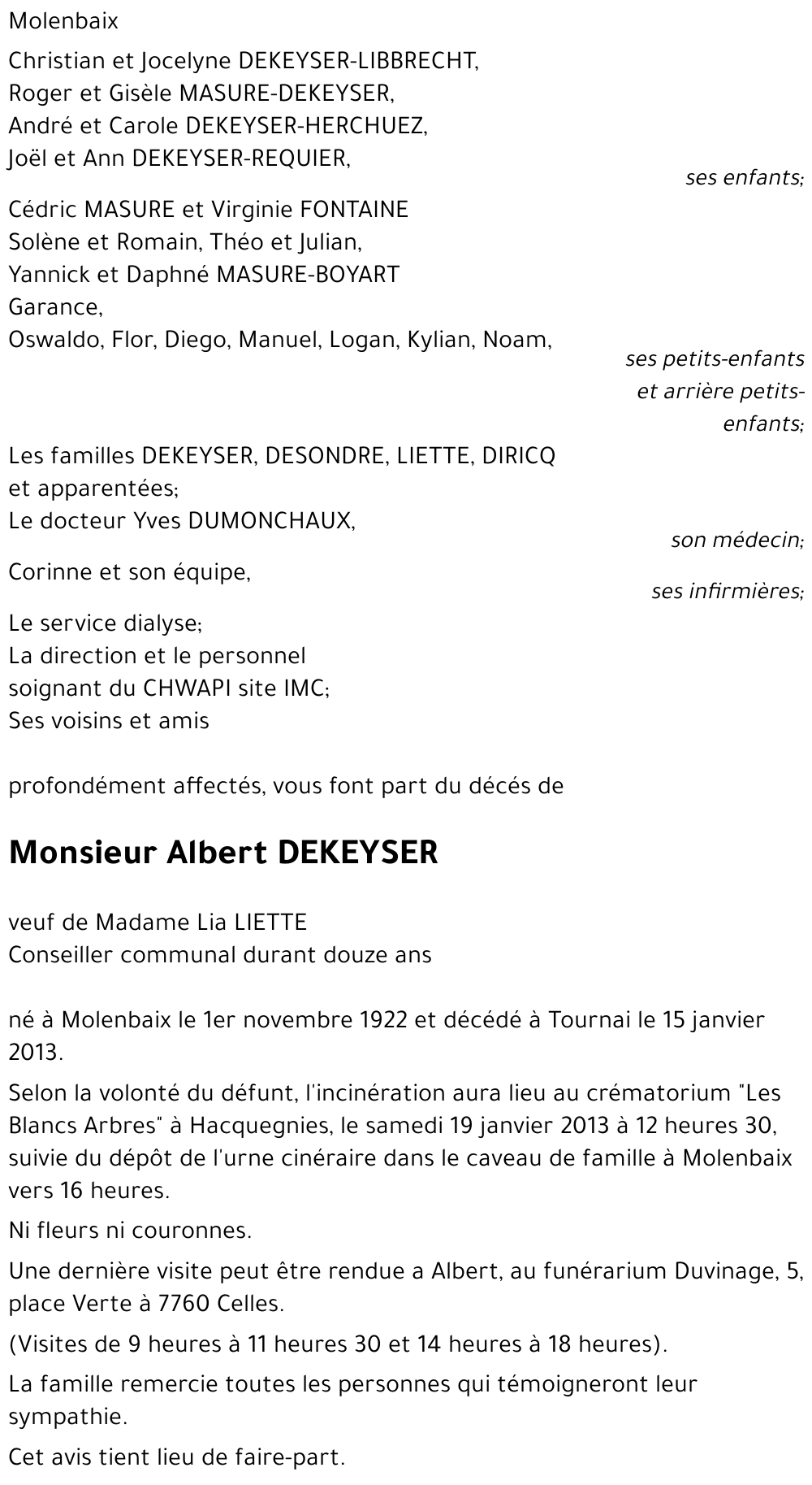 Albert DEKEYSER