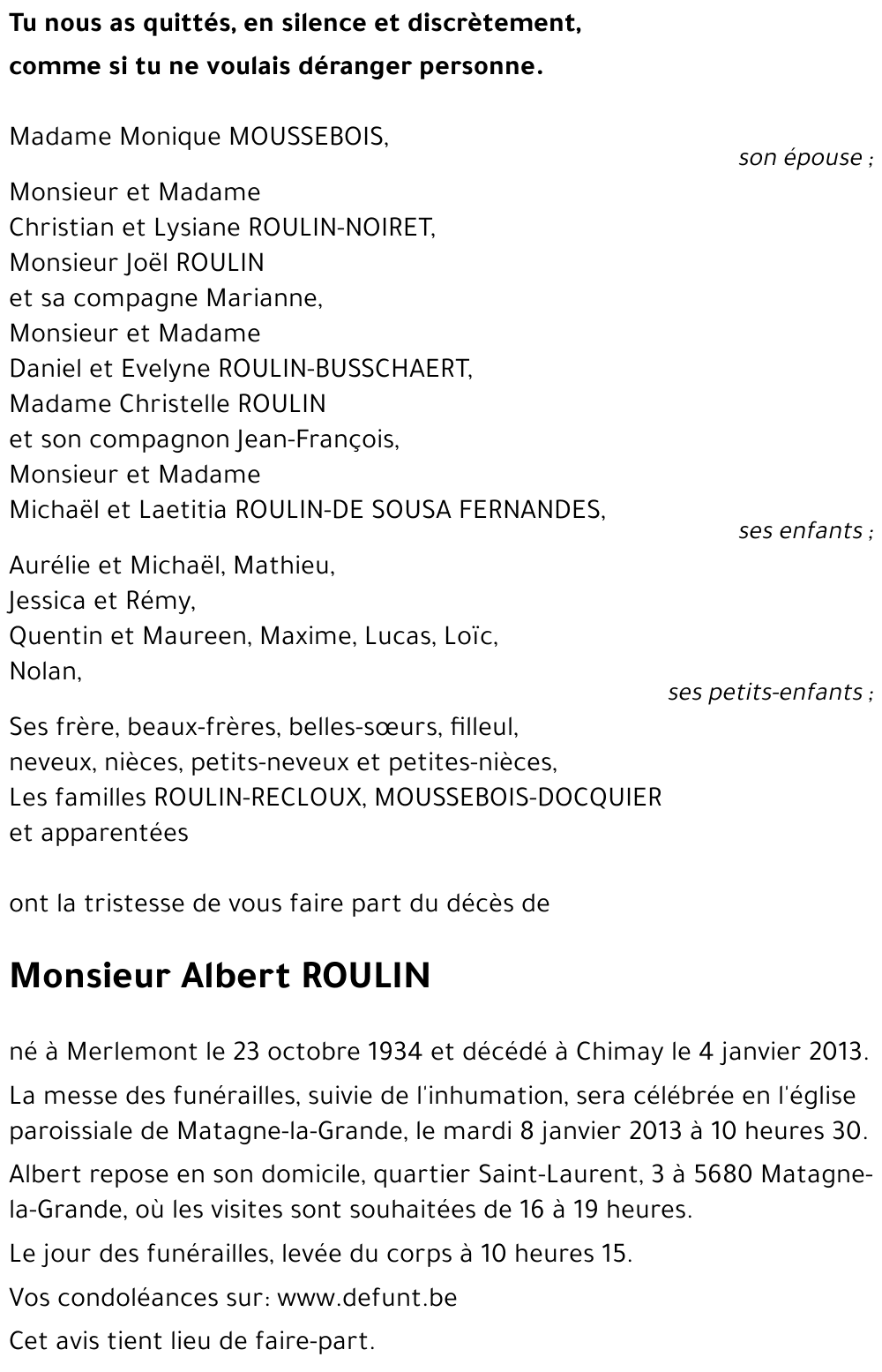 Albert ROULIN
