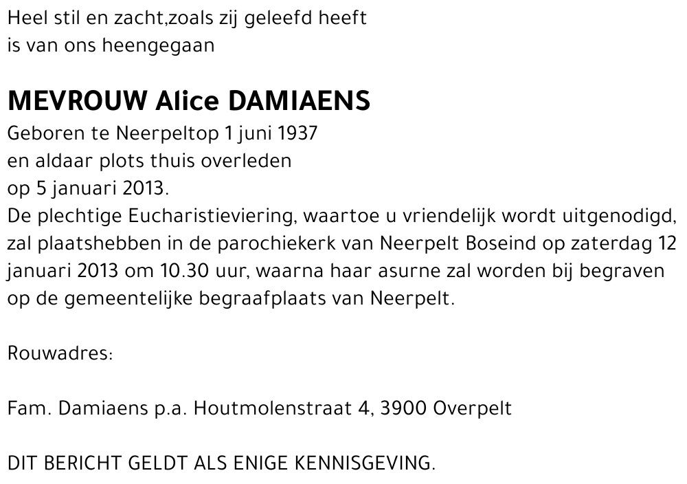 Alice Damiaens