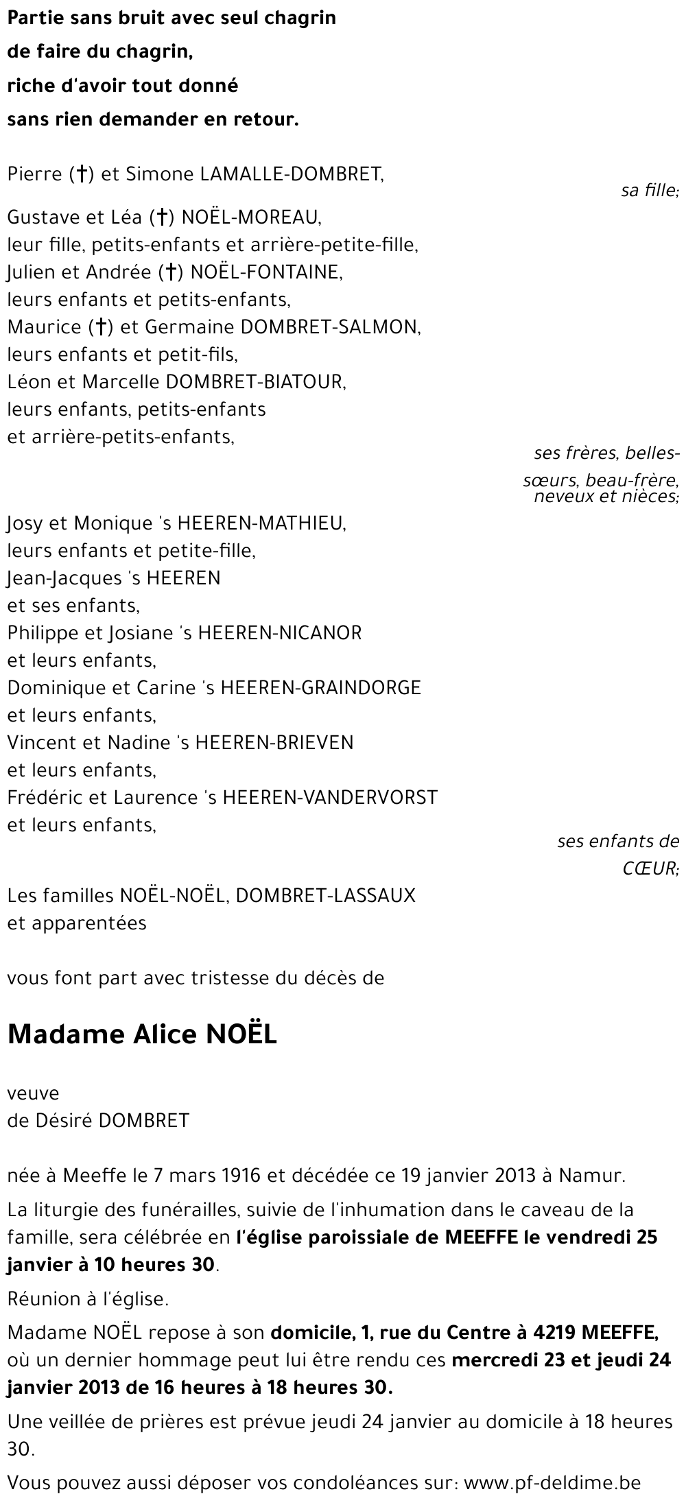 Alice NOËL