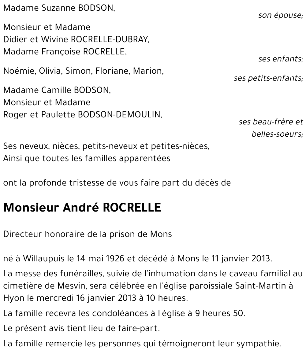 André ROCRELLE