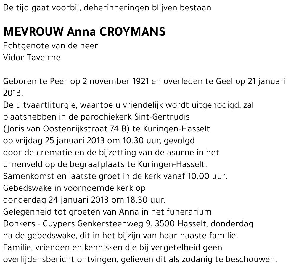 Anna Croymans