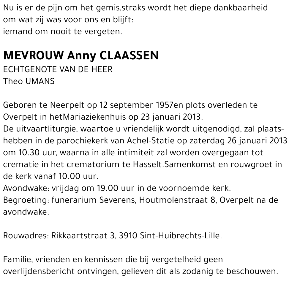 Anny Claassen