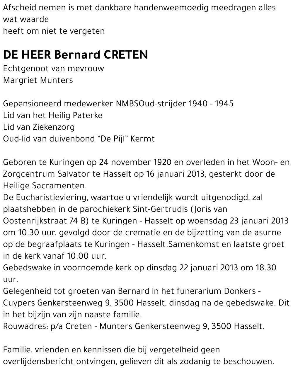 Bernard Creten