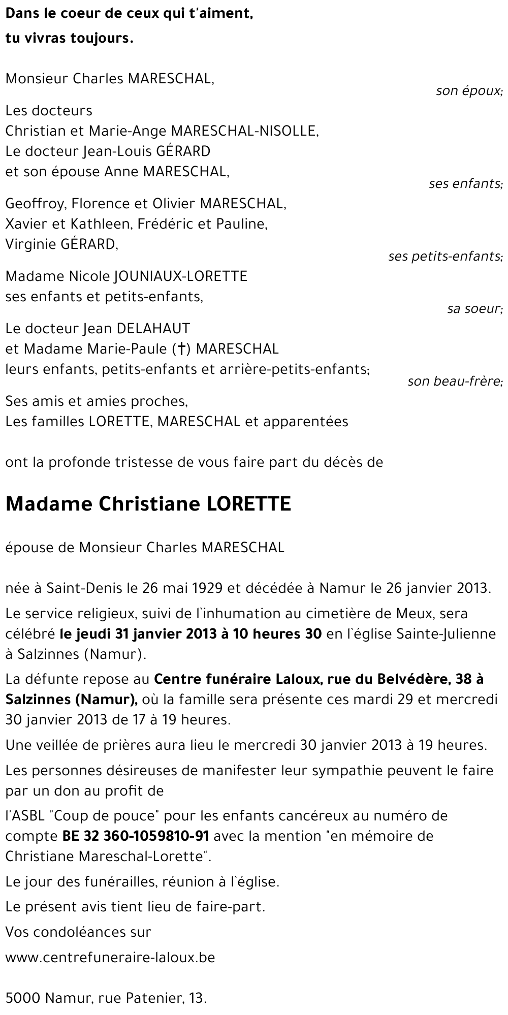 Christiane LORETTE