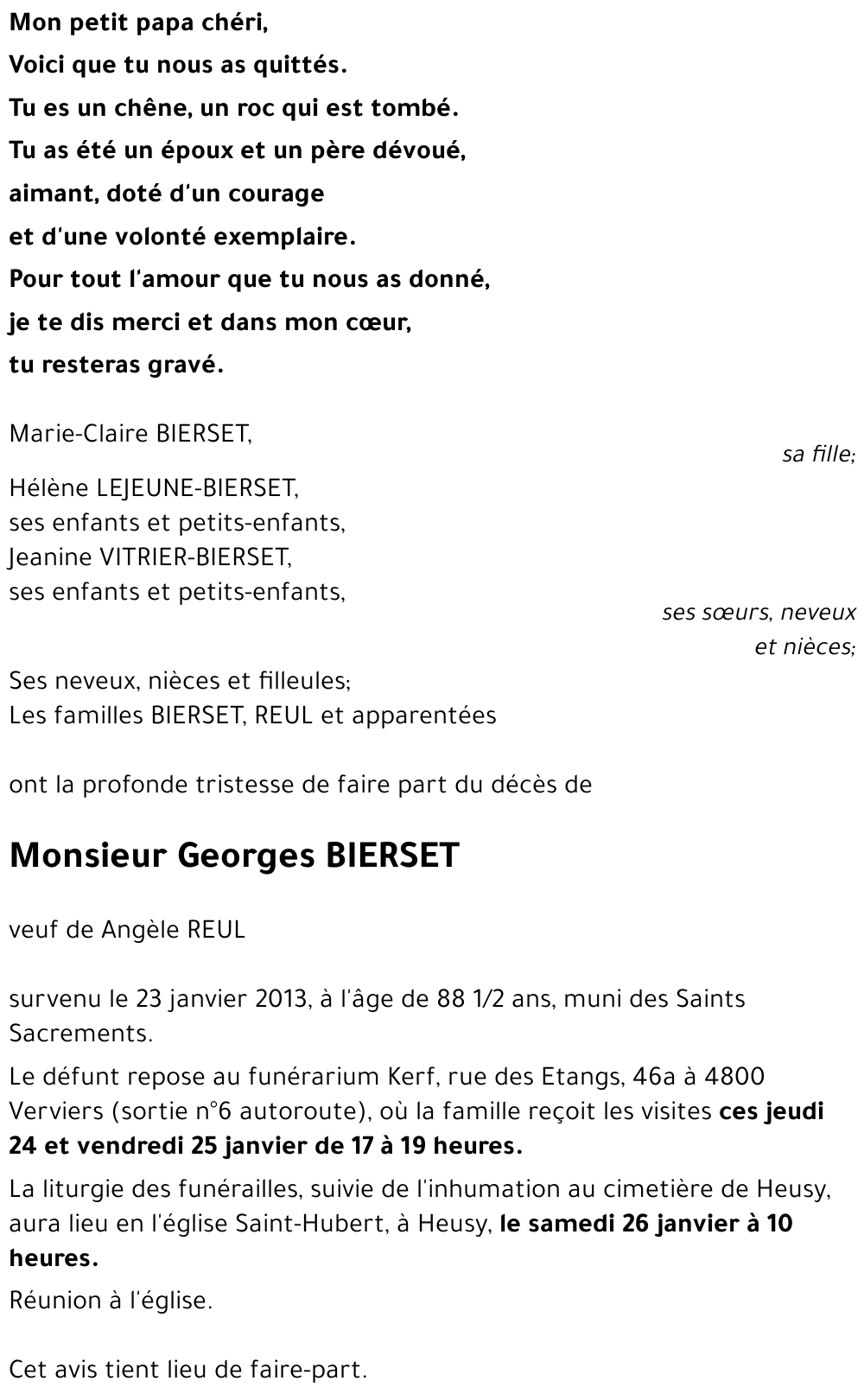 Georges BIERSET