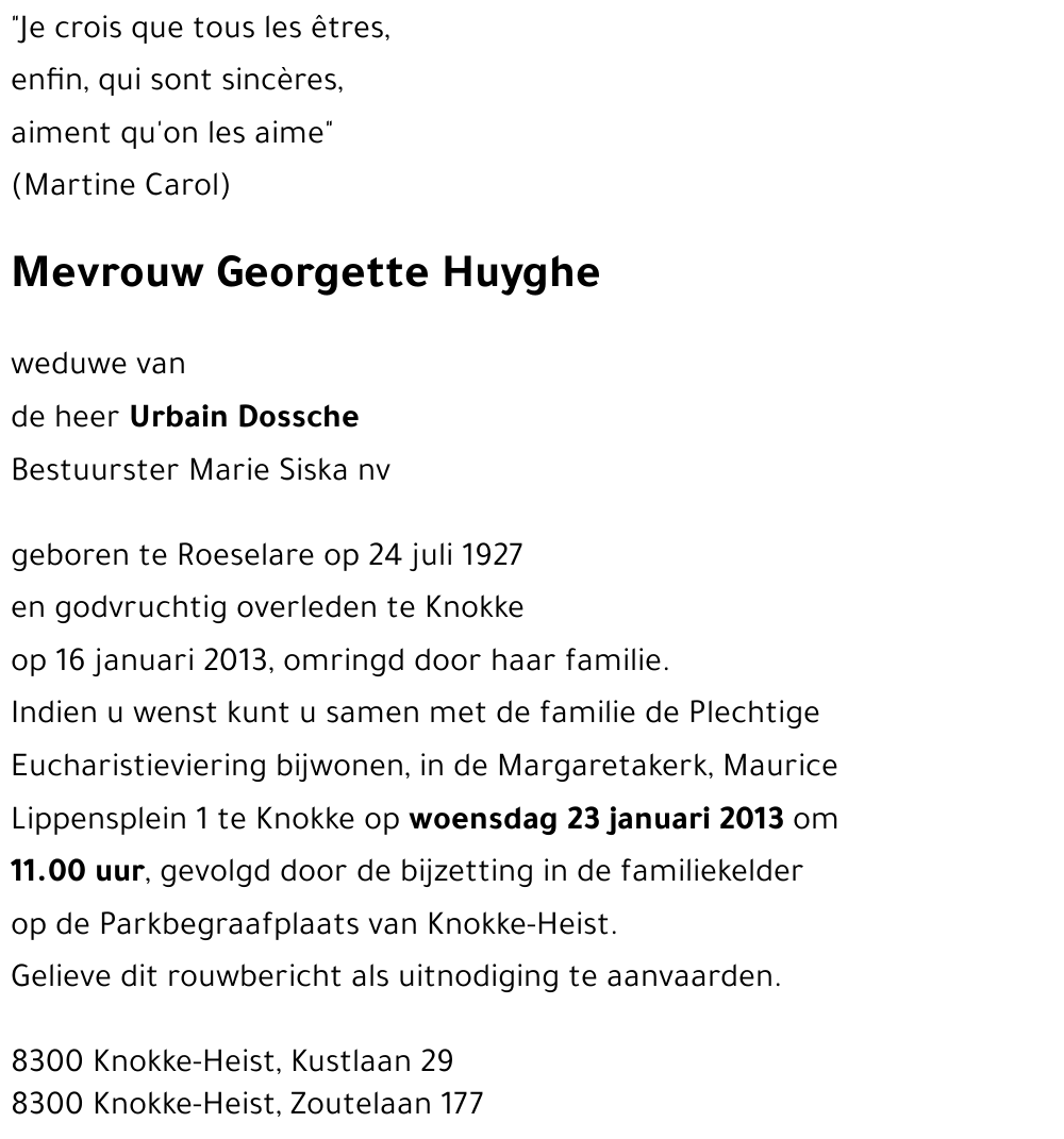 Georgette Huyghe