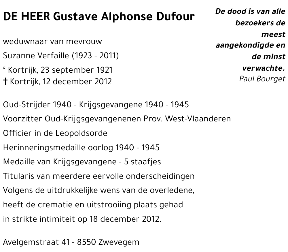 Gustave Alphonse Dufour