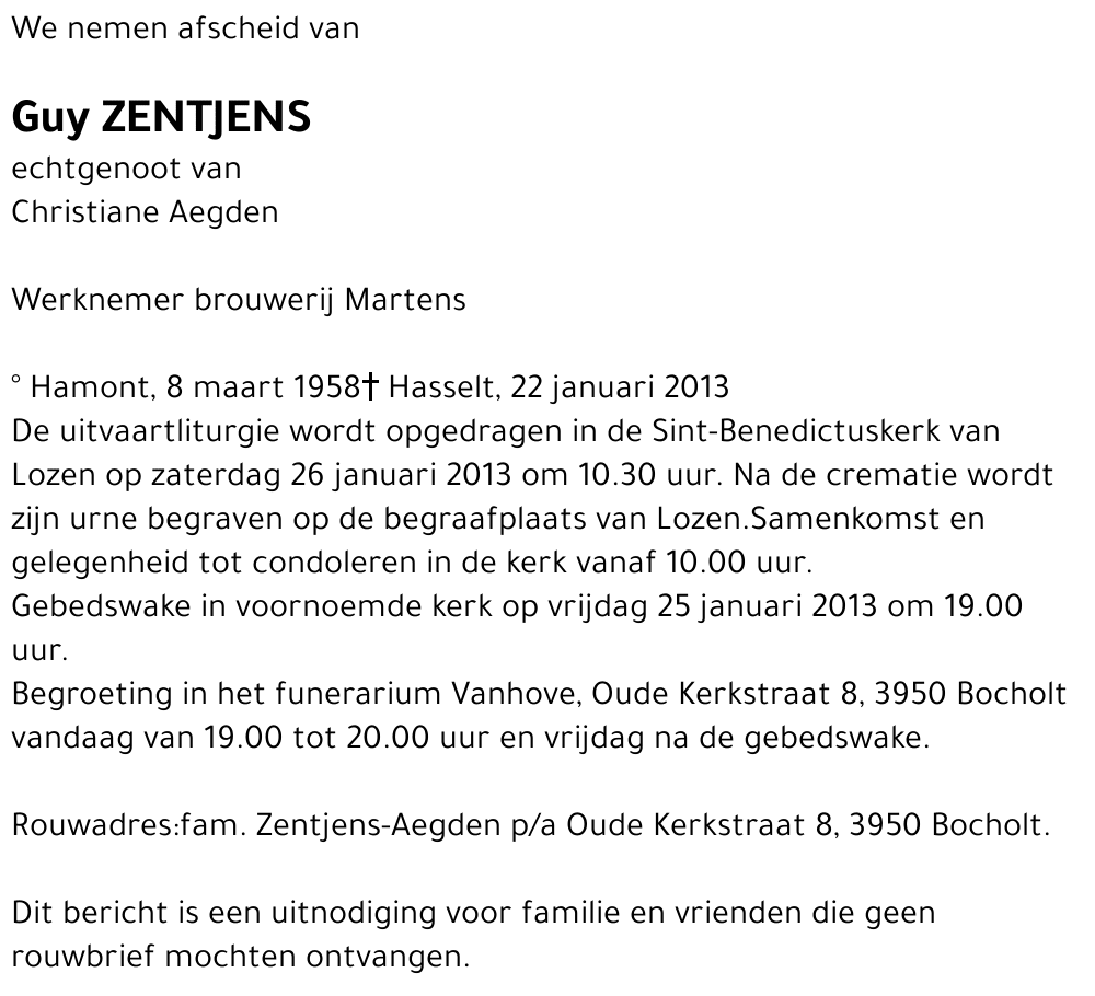 Guy Zentjens